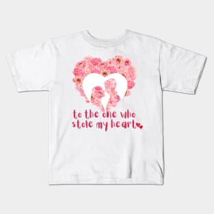 Happy Valentine's to the one who stole my heart. Kids T-Shirt